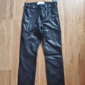 Abercrombie Kids Faux Leather Pants